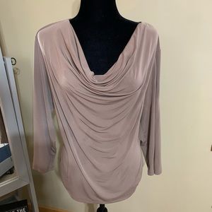 Cowl neck blouse